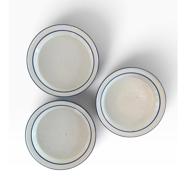 Mid-Century Modern Vintage Dansk Blue Mist Salad Plates - Set of 6 For Sale - Image 3 of 7