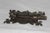 Vintage French wrought iron lock Wrought iron. Dimensions: Height 3.9" / 10 cm Width 5.5" / 14.2 cm Depth 1.1" / 3 cm