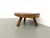 Brutalist Coffee Table in Teak with Monolithic Slab and Tripod Base, 1950s For Sale - Image 6 of 18