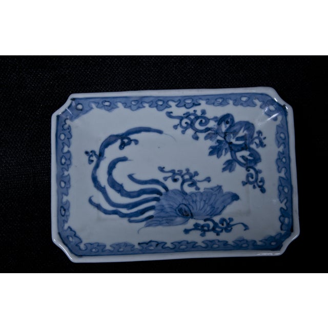 1870 Blue & White Dishes - A Pair For Sale - Image 5 of 5
