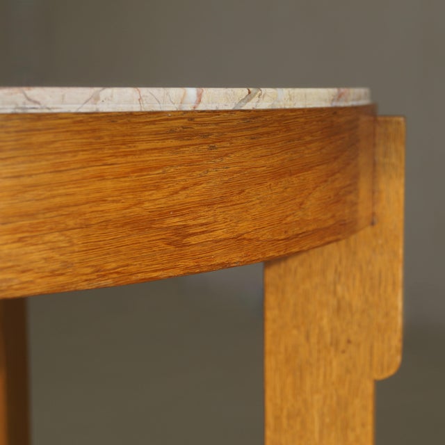 Dutch Art Deco Coffee Table with Marble Top, 1920s For Sale - Image 11 of 18