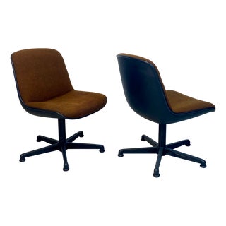 Set of Vintage Armchairs by Charles Pollock, 1970s For Sale