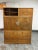 Japanese Kiri Wood Tansu With Mother of Pearl Inlaid Art Work For Sale - Image 4 of 12