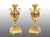 Antique 19th Century Amphora-Shaped Vases in Gilded Bronze with Cloisonné Inlays, France, Set of 2 For Sale - Image 4 of 4