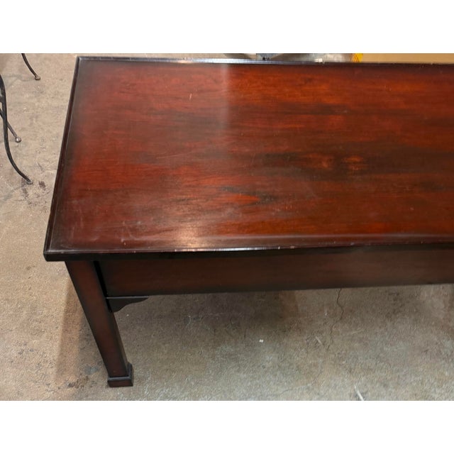 English Traditional English Coffee Table For Sale - Image 3 of 7