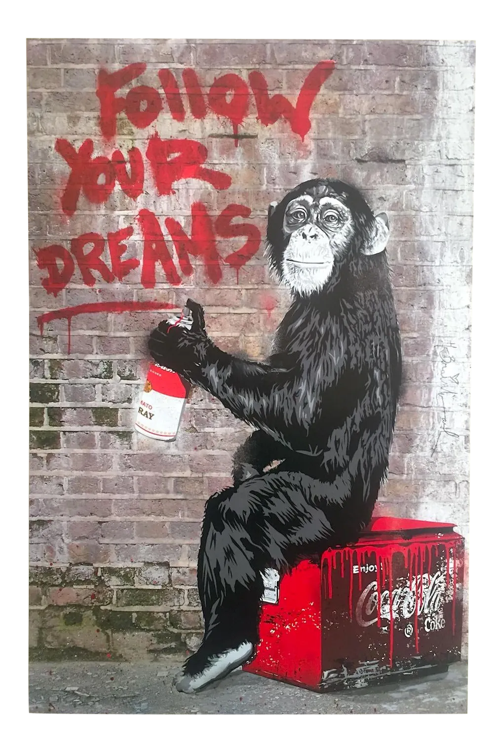 Mr. Brainwash サイン入り ポスター MR. BRAINWASH 