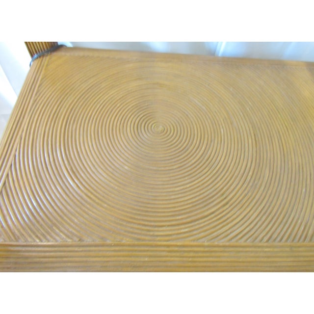 1970s Matched Pair of Pencil Reed Etageres in the Style of Gabriella Crespi For Sale - Image 12 of 12