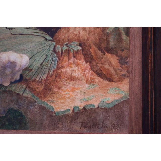1990s Parker Panttila Nature Study Watercolor For Sale - Image 5 of 10
