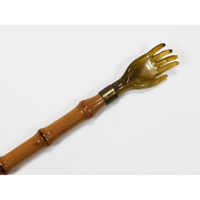 Long Faux Bamboo Shoehorn, 1960s For Sale - Image 6 of 13