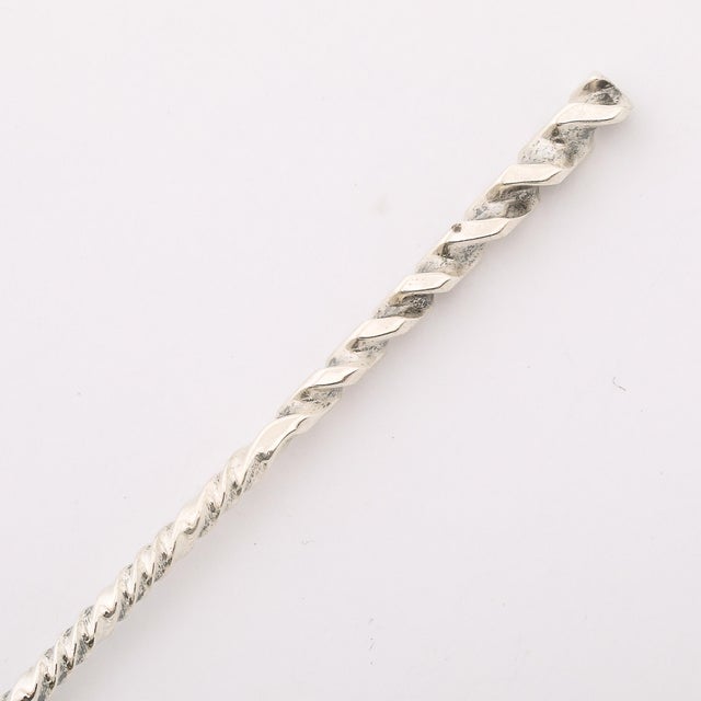 Arts & Crafts Movement Sterling Silver Cheese Scoop Signed Whiting Manufacturing For Sale - Image 9 of 9