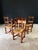 Wood Brutalist Rustic Oak and Rush Dining Chair Set, Belgium, 1960s, Set of 6 For Sale - Image 7 of 18