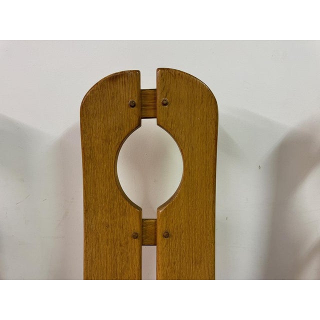 Oak Dining Chairs by De Puydt, 1960s, Set of 4 For Sale - Image 13 of 18