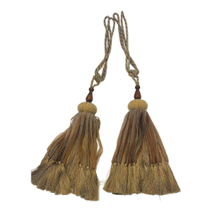 Unique XL Jumbo Tiebacks With Tassels