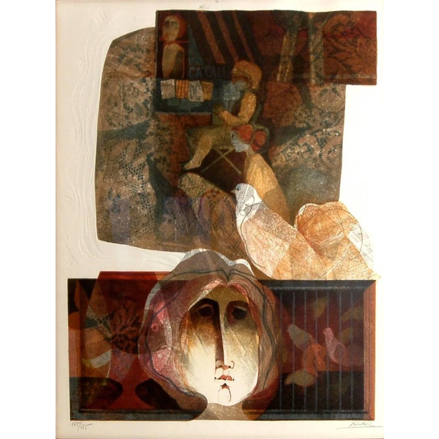 Artist: Alvar Title: From Barcelona Suite Year: 1979 Medium: Color lithograph with embossing Edition: Numberd 145/185 in...