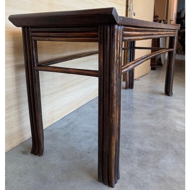 18th Century Chinese Walnut Altar Table For Sale - Image 4 of 18