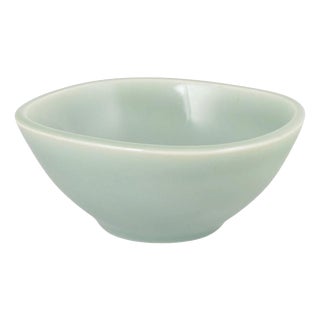 Celadon Glazed Stoneware Bowl by Nils Thorsson for Royal Copenhagen, 1940s For Sale