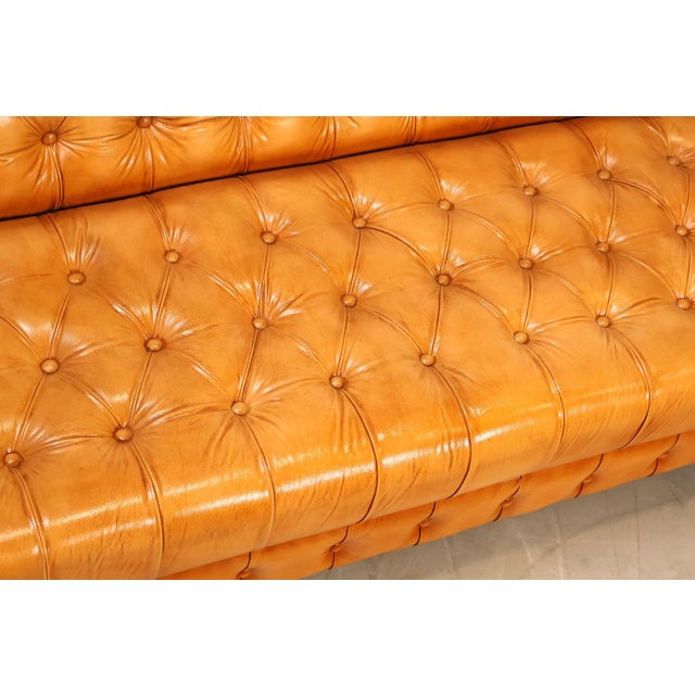English Traditional Style Leather 'Cheyenne' Chesterfield Sofa For Sale - Image 18 of 18