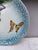 Art Nouveau Majolica Plate Flower & Butterfly Choisy Le Roi, Circa 1880 For Sale - Image 3 of 4