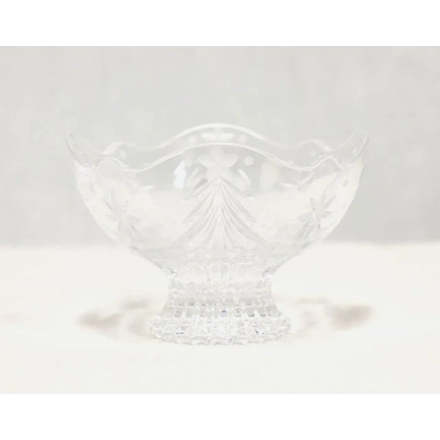 Waterford Crystal 6" Christmas Night Candy Dish For Sale - Image 9 of 9