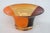 Mid-Century Modern Teleflora Hand Blown Tri Color Florist Bowl Orange Amber Purple Art Glass 4859b For Sale - Image 3 of 10
