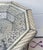 Moroccan Octagonal Metal Inlaid Side Table, Silver For Sale - Image 4 of 7