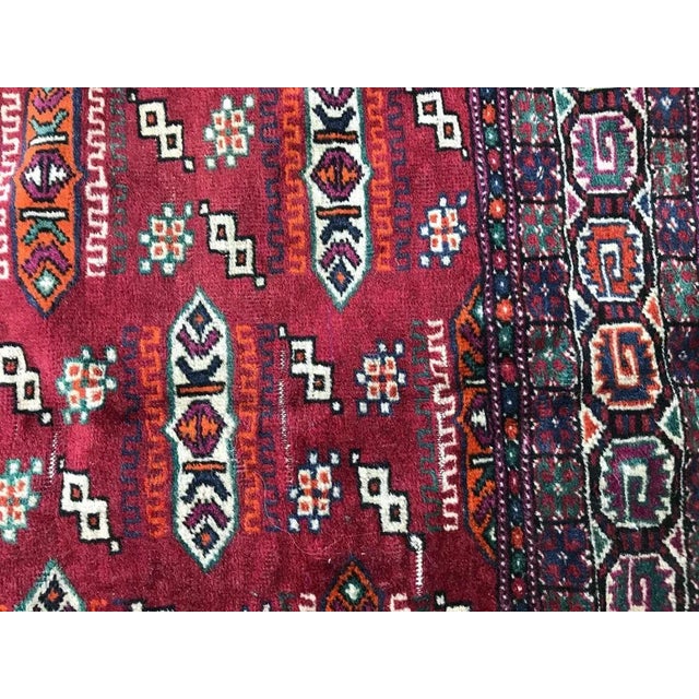 Vintage Tekke Turkmen Boukhara Back For Sale - Image 6 of 16