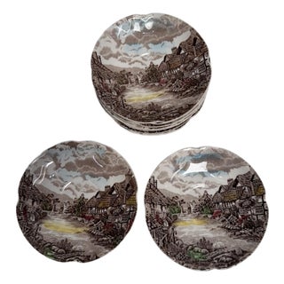 Johnson Bros Olde English Countryside 5 1/2" Saucer - Set of 6 For Sale