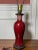 Here is a beautiful late 18th C early 19th C antique Chinese Oxblood Sang De Boeuf vase turned to a lamp around 50s. The...