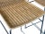 Modern Wicker and Chrome Barstools, Set of Three For Sale - Image 11 of 12