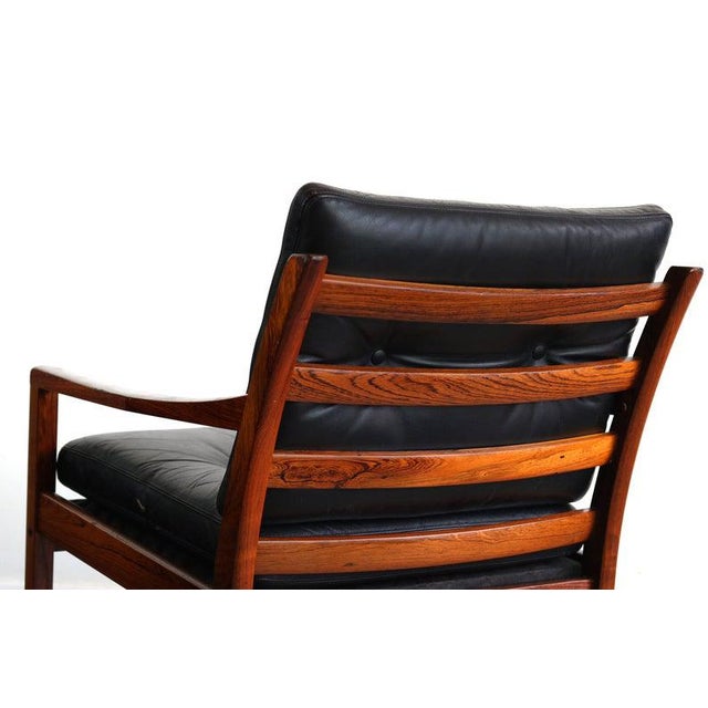 Vatne Møbler Set of Two Model 806 Fredrik Kayser for Vatne Lounge Chairs in Rosewood, Denmark For Sale - Image 4 of 6