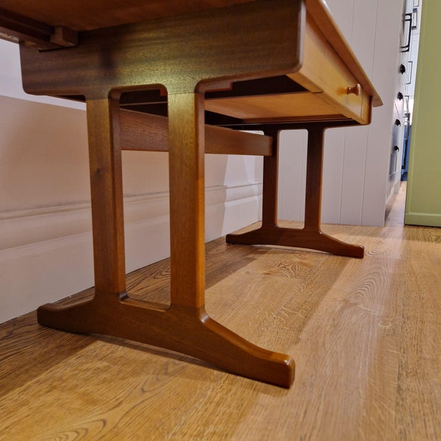 Drop-Leaf Coffee Table in Teak with Drawer from Stag, 1970s For Sale - Image 10 of 15