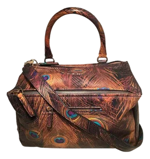 Givenchy Pandora Peacock Leather Shoulder Bag