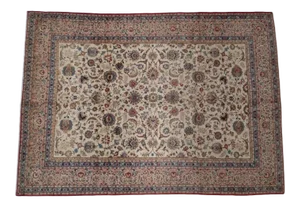 1960s Vintage Persian Kashan Rug