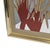 1970s Steve Wiener for Academy Arts Screen-Printed Cattail Mirror, Gold Frame For Sale - Image 9 of 12