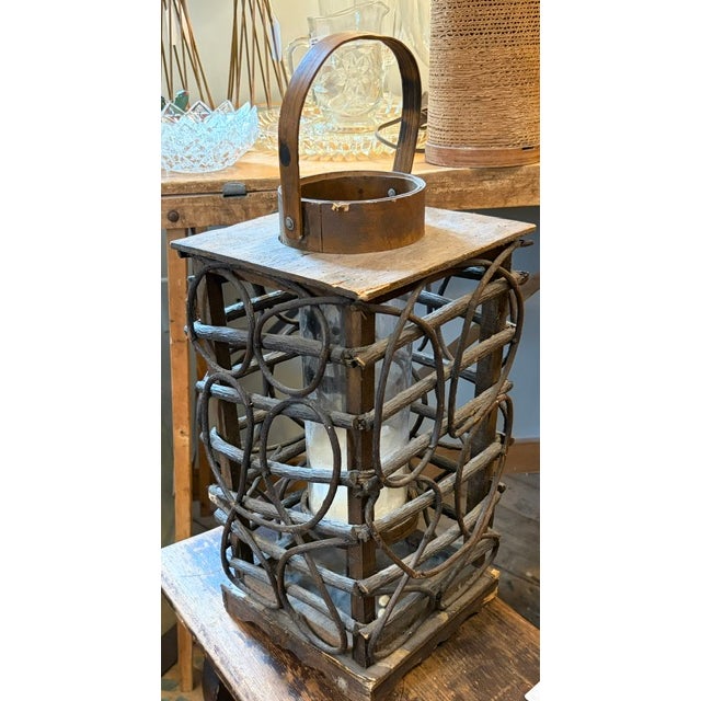 Mid Century Hand Made Wood Candle Holder Made of Twigs and Branches For Sale - Image 4 of 5