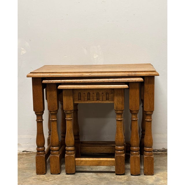 There is a gentle practicality to a nest of tables — pieces designed to appear when needed and disappear just as quietly...