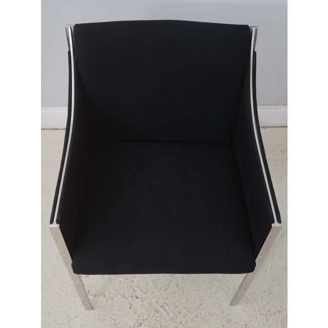 Age: Approx: 30 Years Old Details: High Quality Construction Sculptural Chromed Steel Chairs Mid Century Modern...