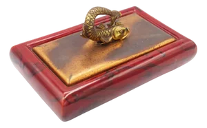 Vintage Cigar Holder with Lid by Giorgio Tura, 1950s