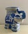 Vintage Ceramic Chinoiserie Blue & White Elephant Plant Stand or Garden Stool For Sale In Nashville - Image 6 of 12