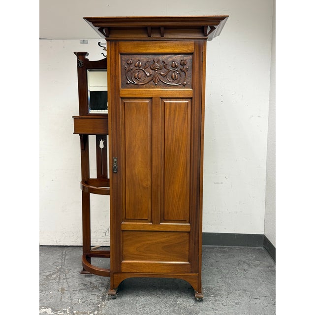 J & J Shaw Hall Wardrobe, Antique For Sale - Image 4 of 12