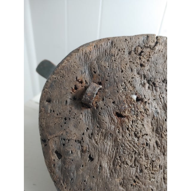 Wood Early 20th Century Primitive Weathered Wood & Cork Duck Decoy For Sale - Image 7 of 8