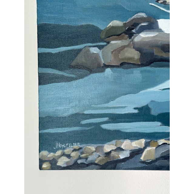 "Wading" : Original Oil Painting by Jennifer Hohlfelder For Sale In Denver - Image 6 of 6