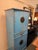 Late 20th Century Chinese Inspired Cerulean Wedding Cabinet For Sale - Image 5 of 12