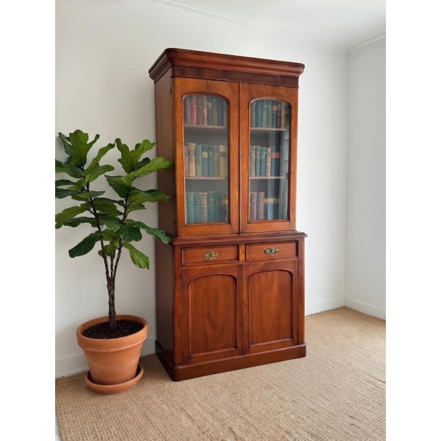 English English Antique Mahogany Bookcase, 1800s For Sale - Image 3 of 11