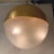 Worlds Away Worlds Away Modern Gold Leaf Finished Globe Pendant Light For Sale - Image 4 of 5