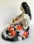 1960's Porcelain Figure of Woman in Floral Dress For Sale - Image 9 of 12