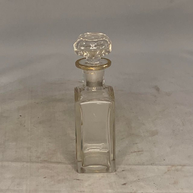 Glass Antique Bohemian Perfume Bottle: Hand-Painted Enamel Tennis Scene, c.1890-1910 For Sale - Image 7 of 9