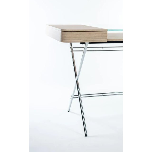 Early 21st Century Cosimo Desk with Natural Oak Veneer Top by Marco Zanuso Jr for Adentro, 2023 For Sale - Image 5 of 7