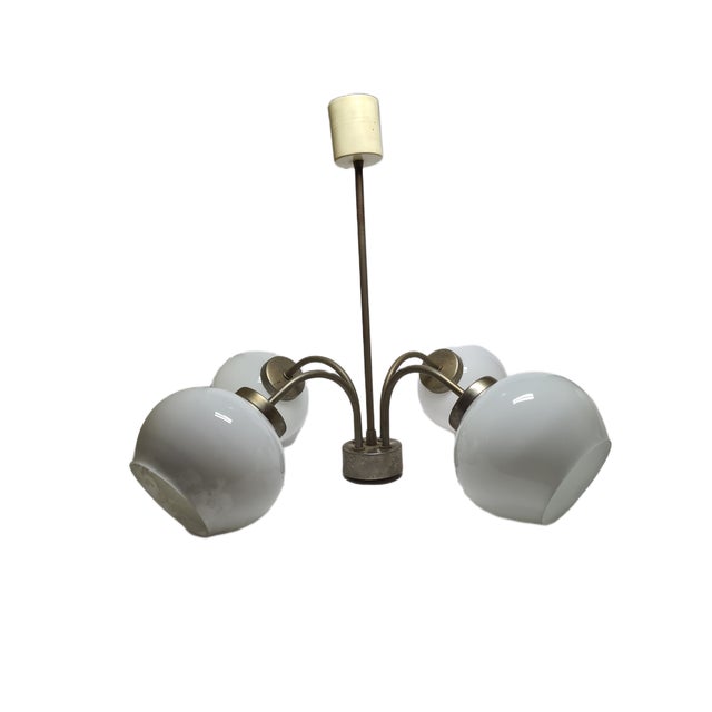 The wall lamp comes from the 1950s. Up to 250V (Europe/UK Standard).The wiring of this item may be original and might need...