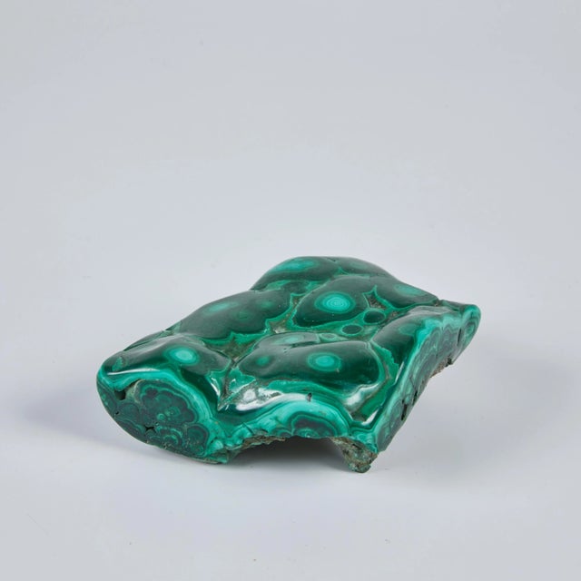 Biomorphic Malachite Sculpture For Sale - Image 9 of 11